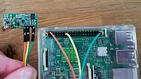 Raspberry Pi mit angeschlossenem Empfängermodul