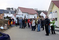 Zahlreiche Gäste beim Richtfest