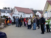 Zahlreiche Gäste beim Richtfest