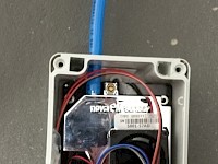 Innenleben: oben der Sensor, unten der ESP8266